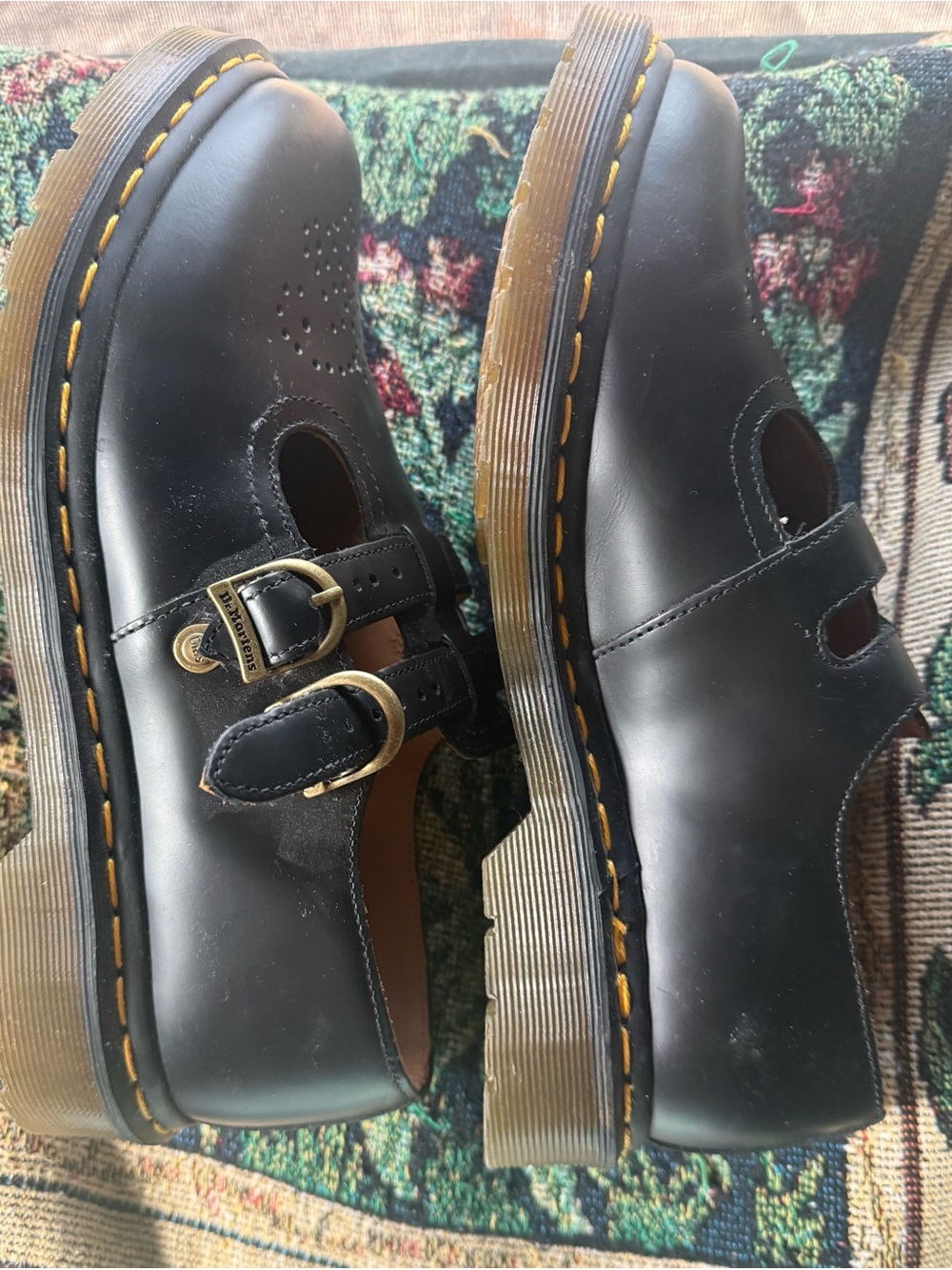 Dr. Martens Women’s Black Leather Mary Jane’s - Picture 3 of 3